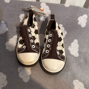 Brown and White Kids Shoes Gymboree